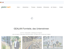 Tablet Screenshot of gealan.com